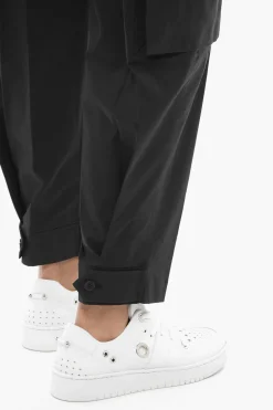 Sale Pantaloni Cargo Loose Fit con Passanti Uomo Pantaloni