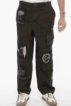 Discount Pantaloni Cargo Motivo Camouflage Stampati Uomo Pantaloni
