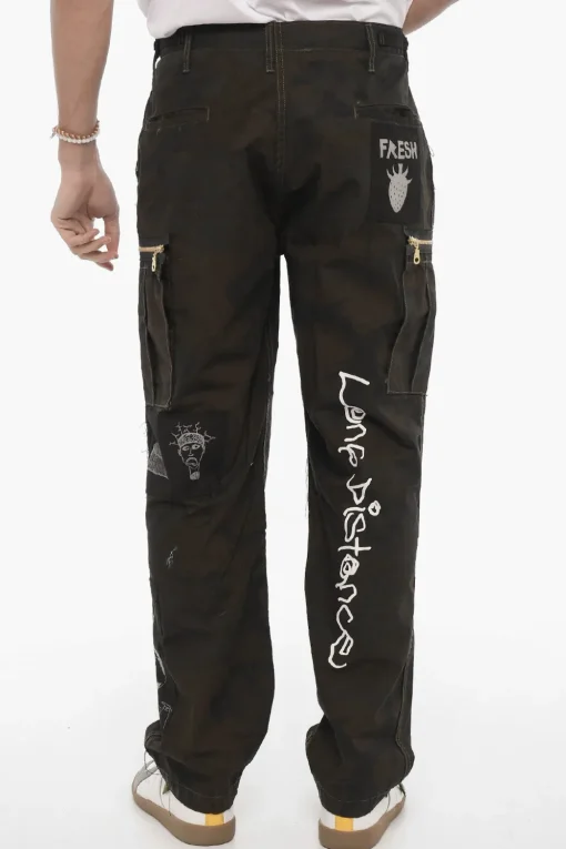 Discount Pantaloni Cargo Motivo Camouflage Stampati Uomo Pantaloni
