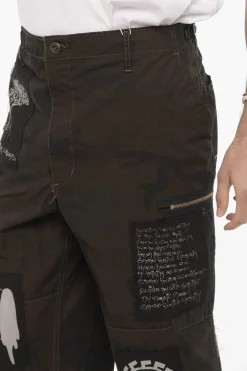 Discount Pantaloni Cargo Motivo Camouflage Stampati Uomo Pantaloni