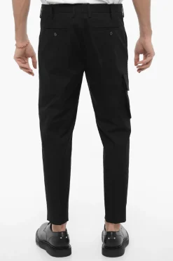 New Pantaloni Cargo NATE Skinny Fit in Cotone Stretch Uomo Pantaloni