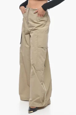 Pantaloni Cargo PARACHUTE con Fit Wide Leg>Palm Angels Hot