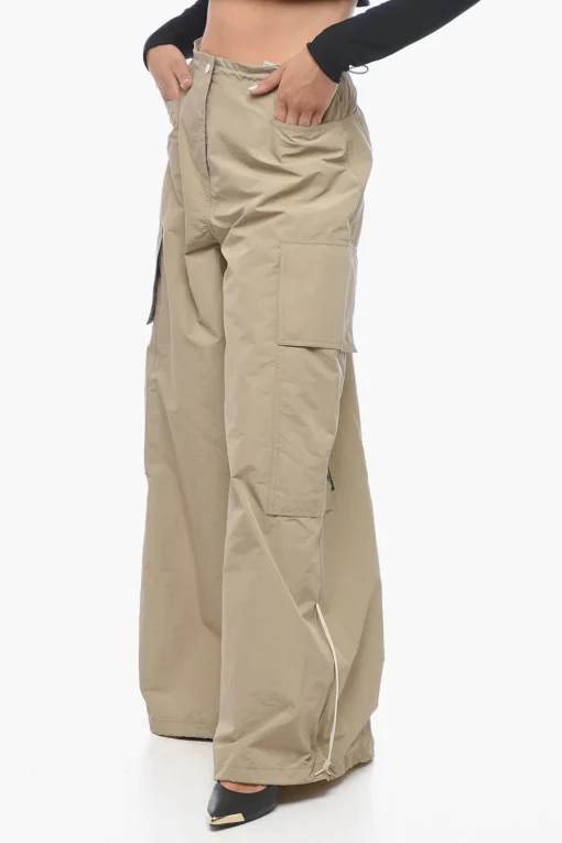 Pantaloni Cargo PARACHUTE con Fit Wide Leg>Palm Angels Hot