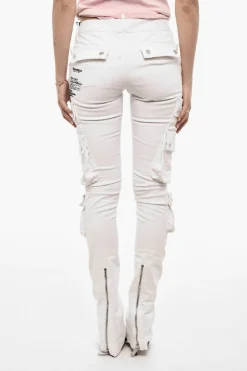 Fashion Pantaloni Cargo Skinny A Vita Bassa Donna Pantaloni