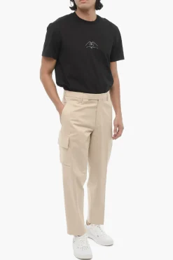 Fashion Pantaloni Cargo Skinny Fit con Passanti Uomo Pantaloni