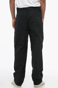 Pantaloni Carrot Fit in Cotone con Passanti>Isabel Marant Online