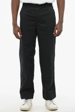 Pantaloni Casual in Cotone Stretch con Passanti>Ten C Best