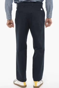 Clearance Pantaloni Casual in Twill a 4 Tasche con Passanti Uomo Pantaloni