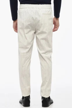Pantaloni Casual SPIAGGIA a Righe con Elastico in Vita>Berwich Online