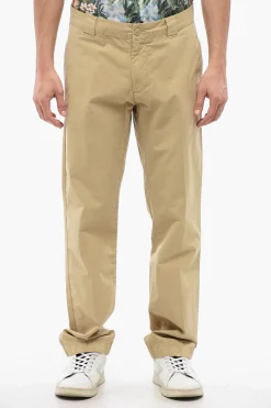 Fashion Pantaloni Chino A Vita Alta Uomo Pantaloni