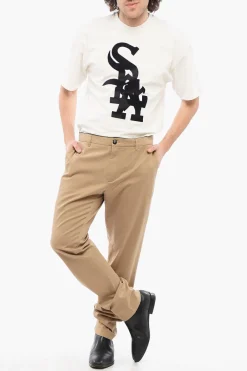 Pantaloni Chino DAVID Regular Fit in Cotone Stretch></noscript>Department 5 Online