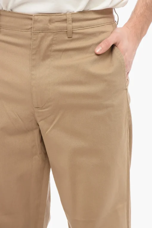 Online Pantaloni Chino E-MOTION in Cotone Stretch Uomo Pantaloni