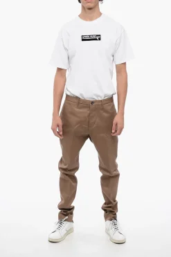 Pantaloni Chino in Cotone Stretch Con Tasche ad Aletta></noscript>Nine In The Morning Discount