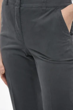 Pantaloni Chino in Cotone Stretch con Risvolto></noscript>Peserico Discount