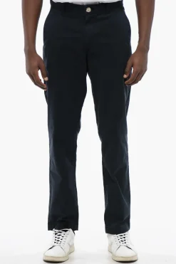 Pantaloni Chino in Cotone Stretch>Woolrich New