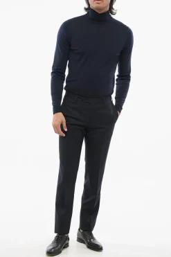 Pantaloni Chino in Lana></noscript>Corneliani Online