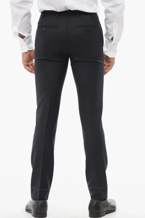 Pantaloni Chino in Lana>Corneliani Fashion