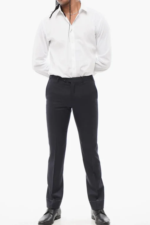 Pantaloni Chino in Lana>Corneliani Fashion