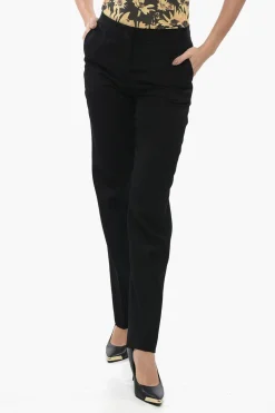 Pantaloni Chino in Lana con Chiusura a Scomparsa>Jil Sander Sale