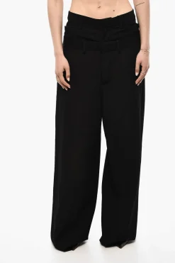Pantaloni Chino In Lana Doppio Strato>Dsquared2 Discount