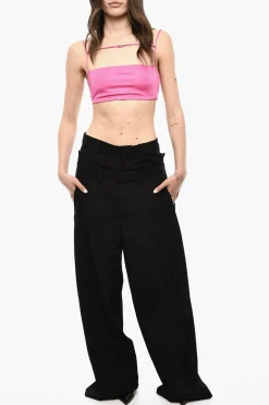 Pantaloni Chino In Lana Doppio Strato></noscript>Dsquared2 Discount
