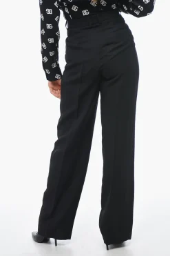 Fashion Pantaloni Chino in Misto Lino ad 1 Pince Donna Pantaloni