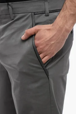 Pantaloni Chino in Misto Cotone con Elastico alla Caviglia></noscript>Neil Barrett Online