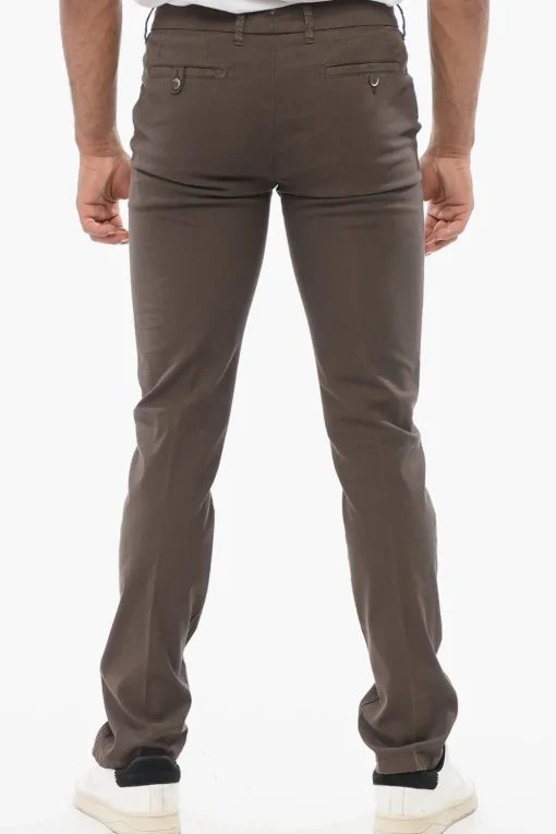 Pantaloni Chino in Misto Lino>Corneliani Hot