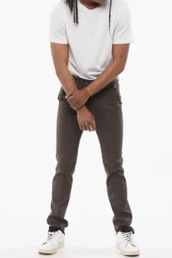 Pantaloni Chino in Misto Lino></noscript>Corneliani Hot