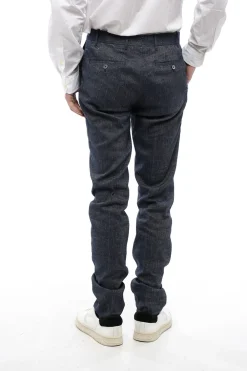 Pantaloni Chino In Misto Lino Slim Fit>Corneliani Best