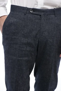 Pantaloni Chino In Misto Lino Slim Fit></noscript>Corneliani Best