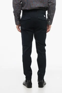 Fashion Pantaloni Chino in Twill di Cotone Uomo Pantaloni