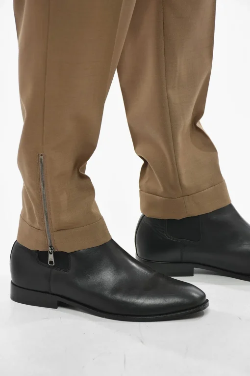 Pantaloni Chino JAMIE Slim Fit con Zip alla Caviglia>Neil Barrett Hot
