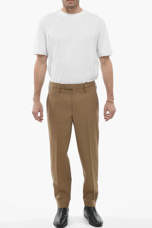 Pantaloni Chino JAMIE Slim Fit con Zip alla Caviglia>Neil Barrett Hot