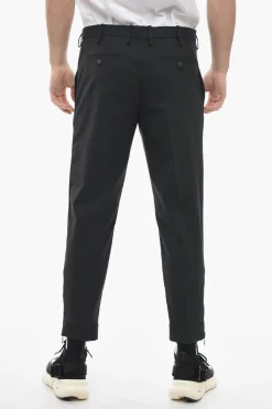 Pantaloni Chino JAMIE Slim Fit con Zip alla Caviglia>Neil Barrett New