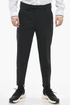 Discount Pantaloni Chino JAMIE Slim Fit con Zip alla Caviglia Uomo Pantaloni