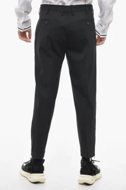 Discount Pantaloni Chino JAMIE Slim Fit con Zip alla Caviglia Uomo Pantaloni