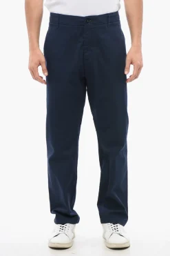 Discount Pantaloni Chino OFF in Twill di Cotone Uomo Pantaloni