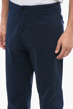 Discount Pantaloni Chino OFF in Twill di Cotone Uomo Pantaloni