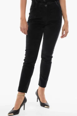 Pantaloni Chino PENNY in Velour>True Royal Outlet