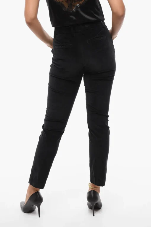Pantaloni Chino PENNY in Velour>True Royal Outlet