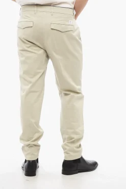 Hot Pantaloni Chino PRINCE in Cotone Stretch Uomo Pantaloni