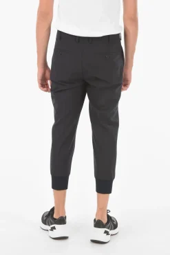 Online Pantaloni Chino TAILORED con Polsini alla Caviglia a Costine Uomo Pantaloni