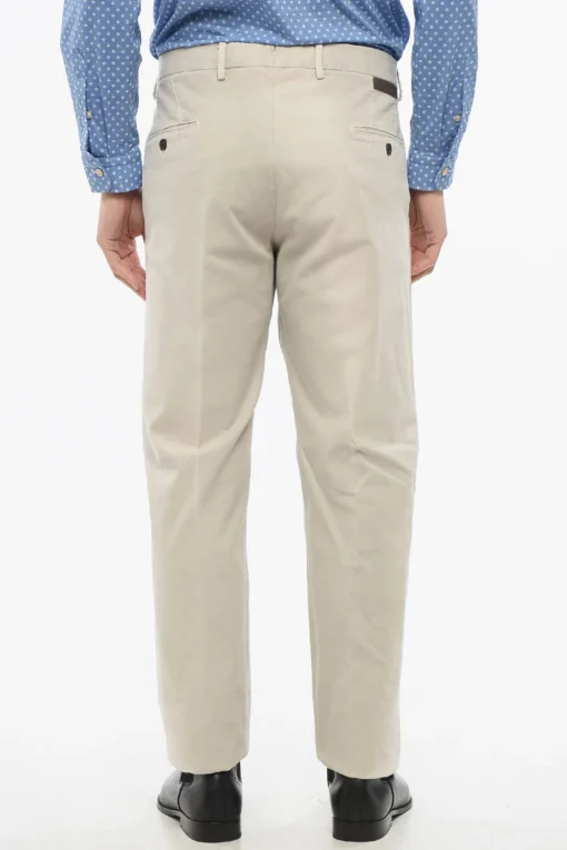 Pantaloni Chino Testurizzato con Fit Slim>Windsor Online