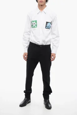 Pantaloni Chio Slim Fit con Passanti></noscript>Nine In The Morning Sale
