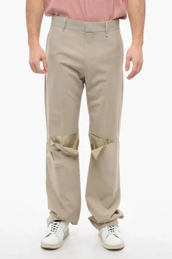 Pantaloni con Pince e Dettaglio Cut Out>Givenchy Outlet