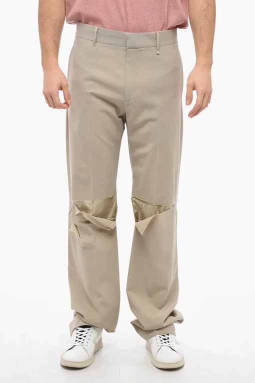 Pantaloni con Pince e Dettaglio Cut Out>Givenchy Outlet