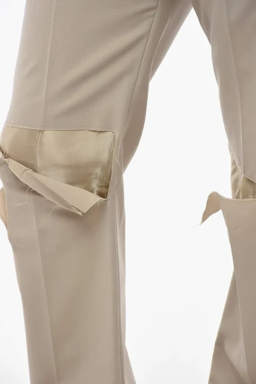 Pantaloni con Pince e Dettaglio Cut Out>Givenchy Outlet