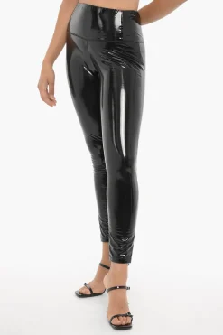 Pantaloni CORA In Vinile con Elastico in Vita>AllSaints Clearance