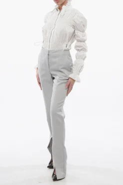 Pantaloni CORPORATE TECH con Spacco alla Caviglia></noscript>Off-White Fashion